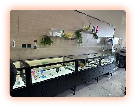 FIRELEAF display case